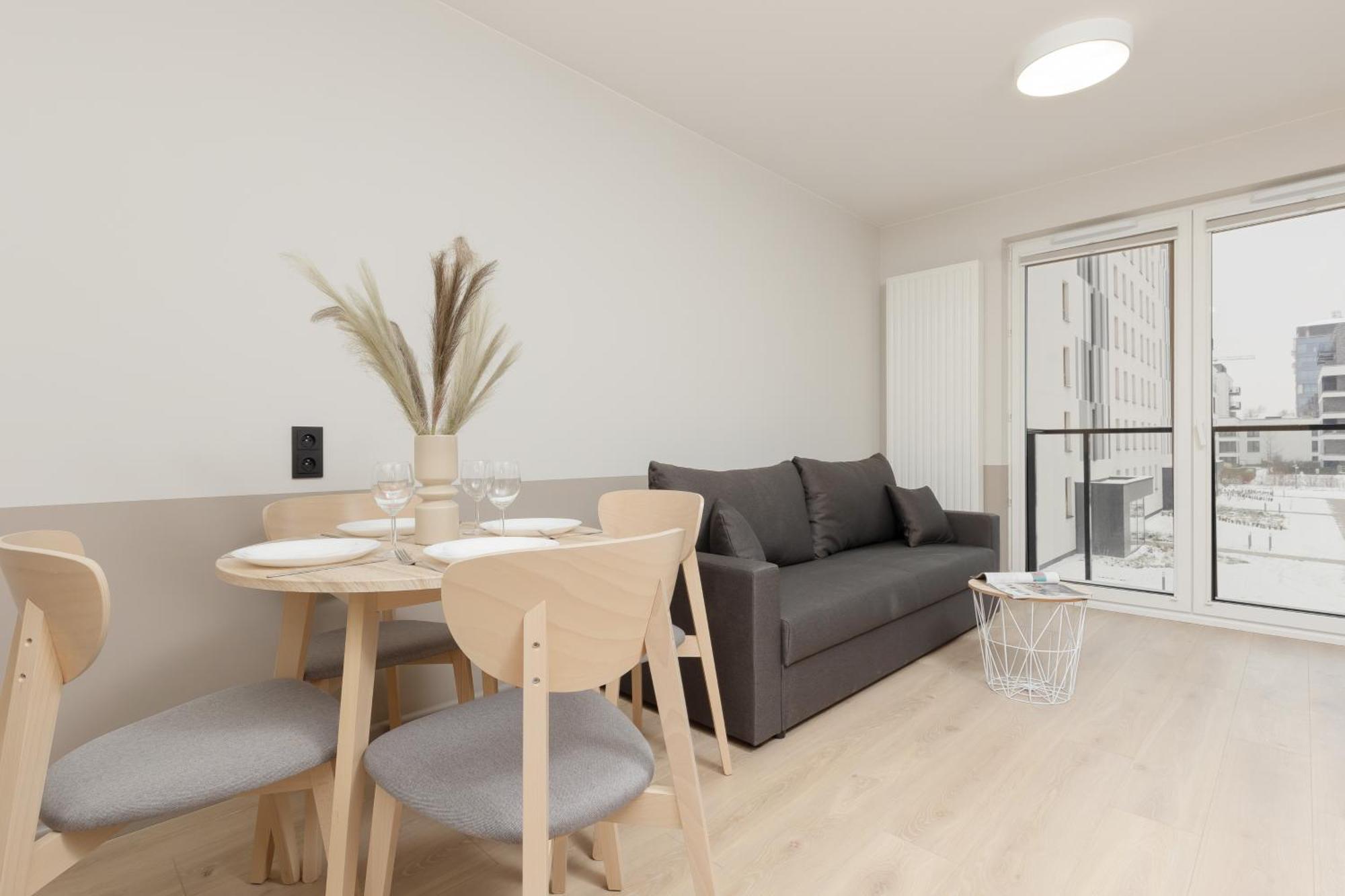Aparthotel Mokotow Business Center By Noclegi Renters Warschau Buitenkant foto